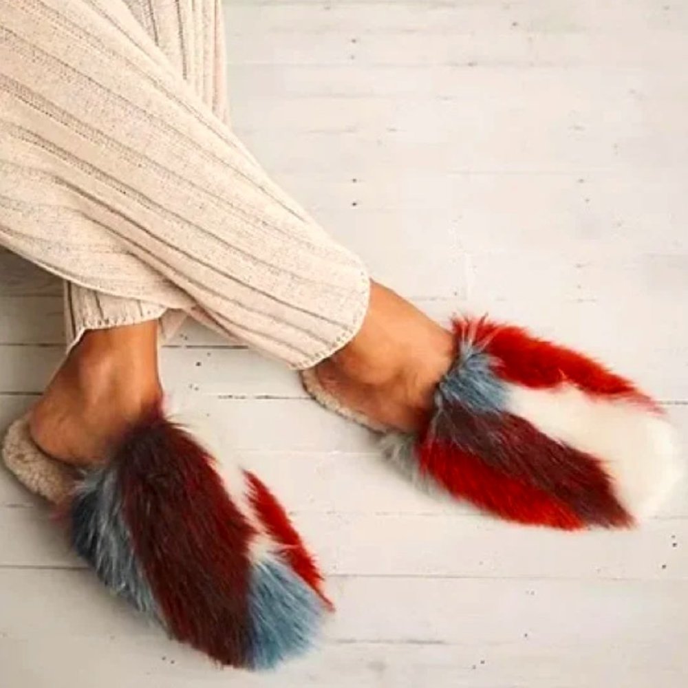 NWT FREE PEOPLE SLIPPERS - DAYLIGHTS - SIZE 39 - SOLD OUT  - LOUNGE - BRAND NEW